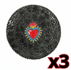 PLATO PLANO MIK SUPER BLACK SAGRADO CORAZON