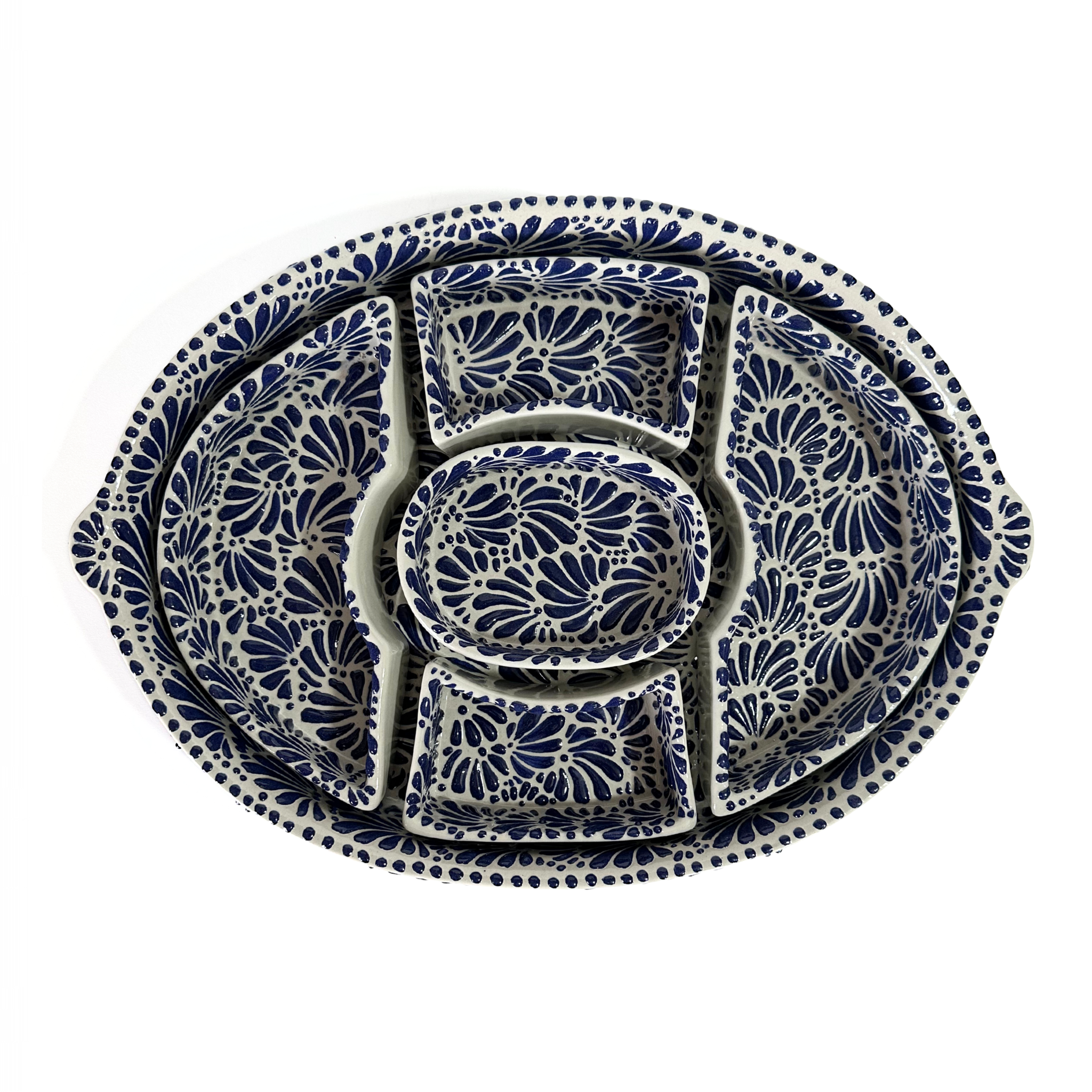 BOTANERO OVALADO FONDO TRADICIONAL MIK AZUL COBALTO