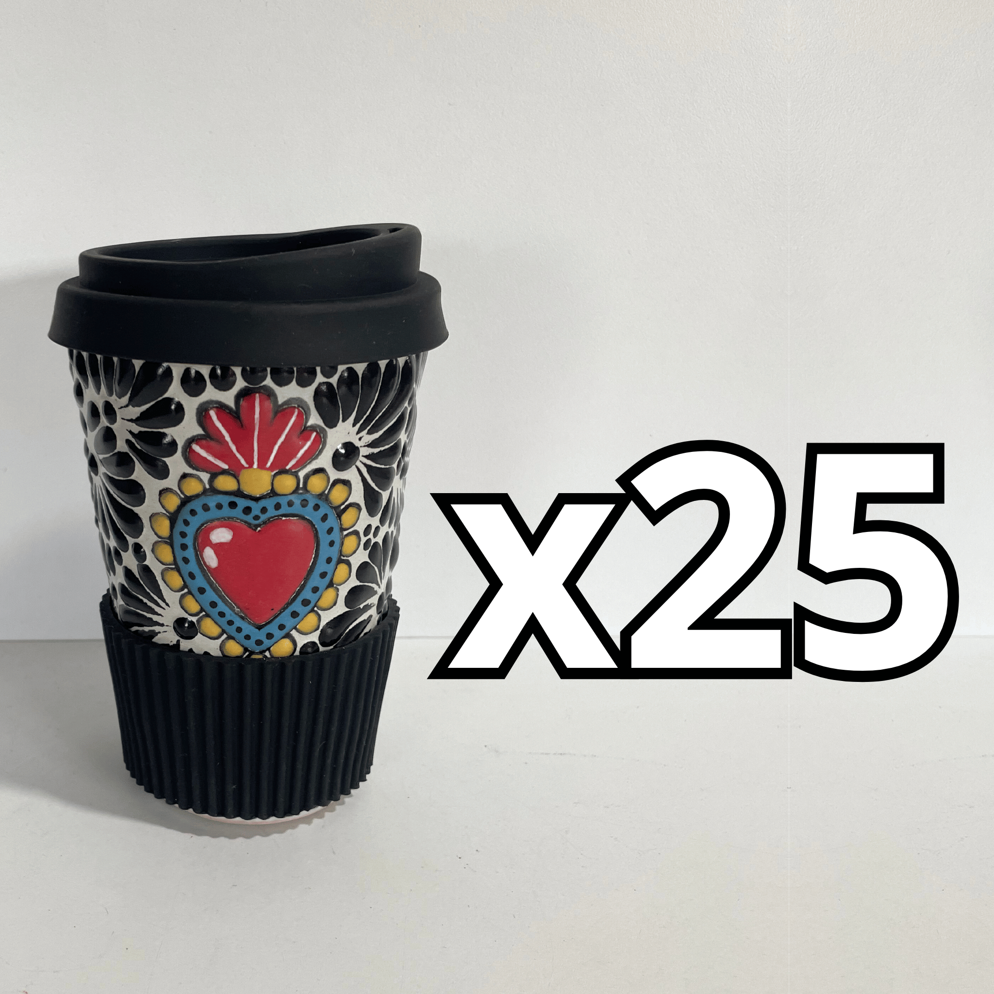 TERMO 15 CM SIN ASA FONDO TRADICIONAL MIK NEGRO SAGRADO CORAZON