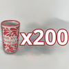 TEQUILERO PERSONALIZADO FONDO TRADICIONAL MIK ROJO MIS XV NOMBRE