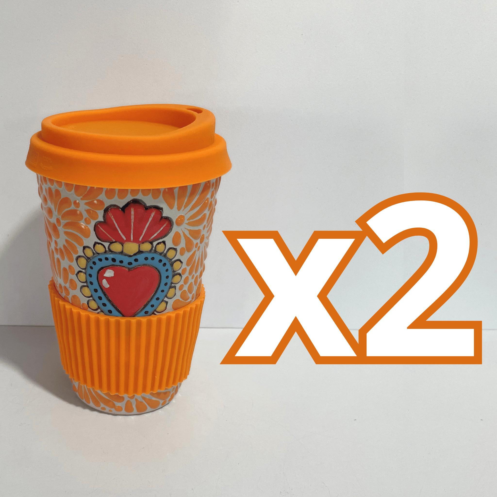 TERMO 15 CM SIN ASA FONDO TRADICIONAL MIK MANDARINA SAGRADO CORAZON