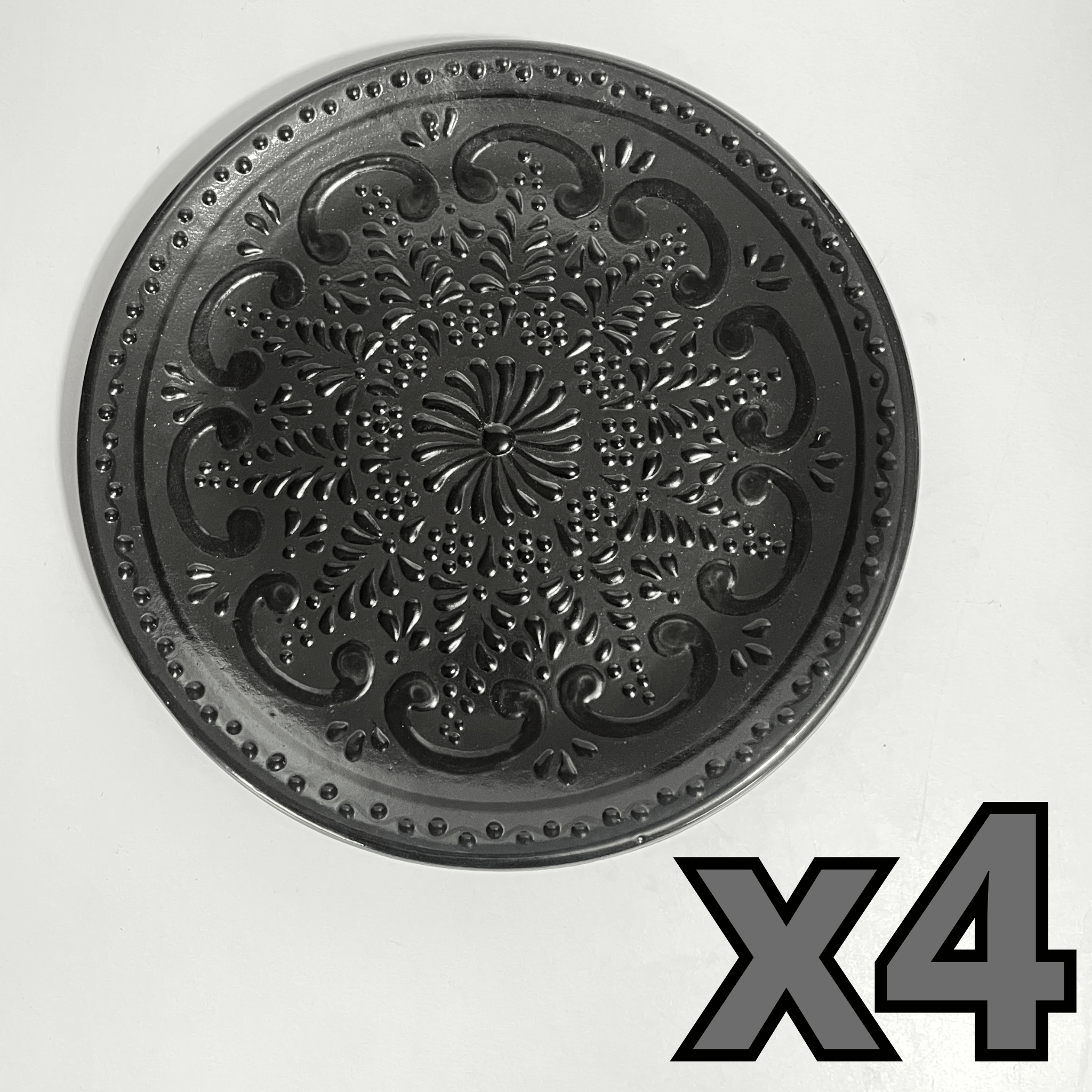 PLATO PLANO CENEFA ONDITAS SUPER BLACK