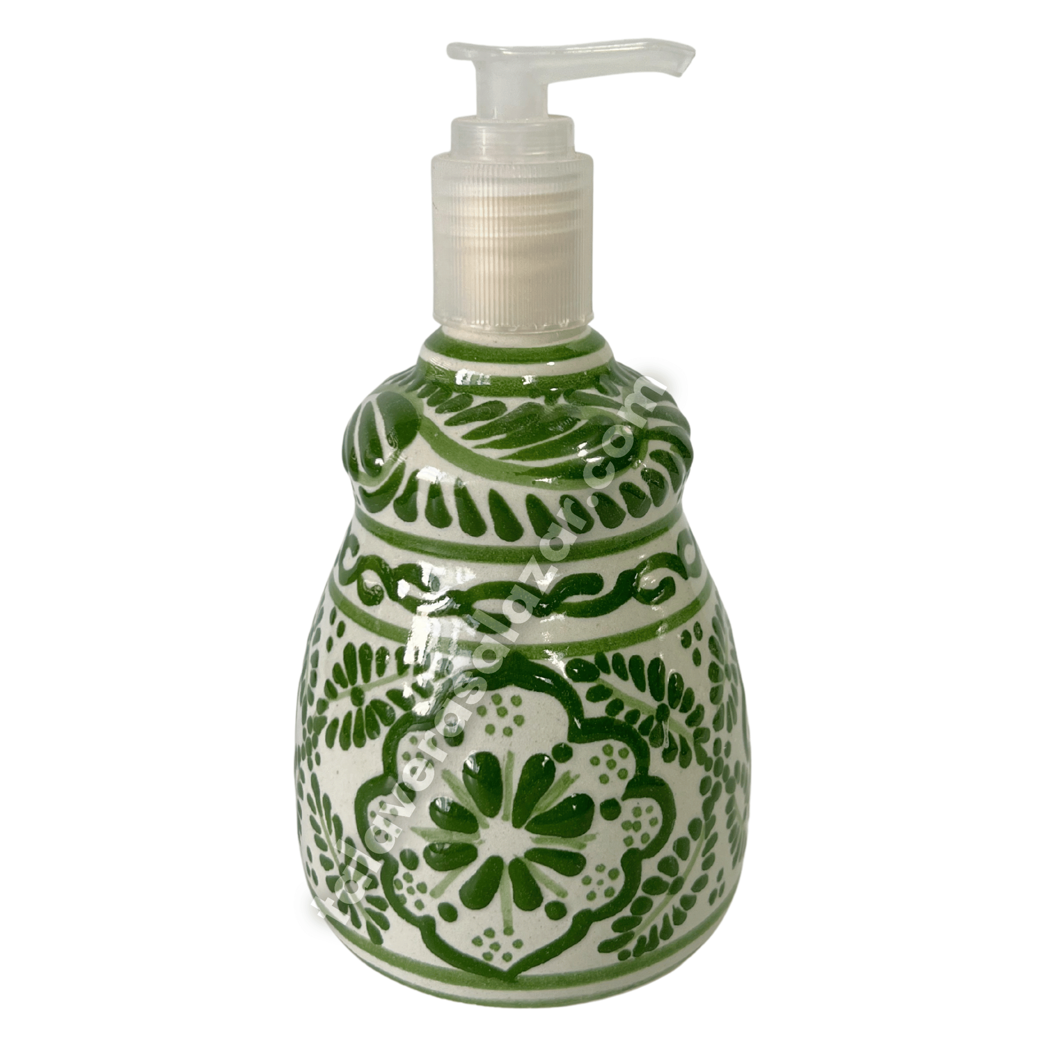 JABONERA FONDO TRADICIONAL CENEFA FLOR AL CENTRO VERDE BANDERA