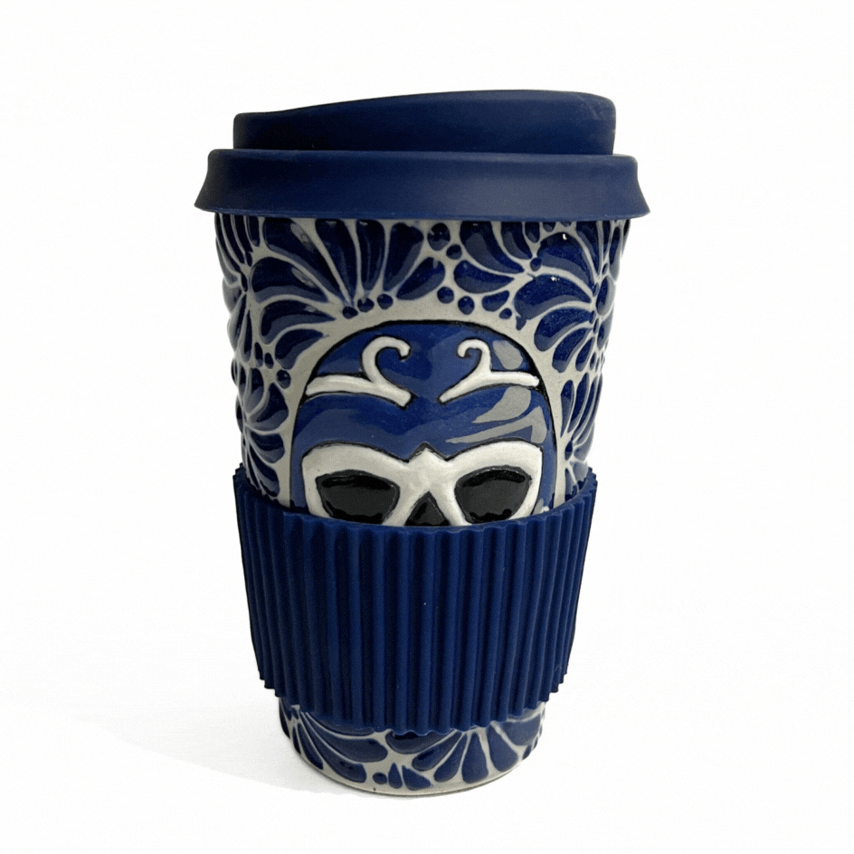 TERMO 15 CM SIN ASA FONDO TRADICIONAL MIK AZUL COBALTO LUCHADOR AZUL COBALTO