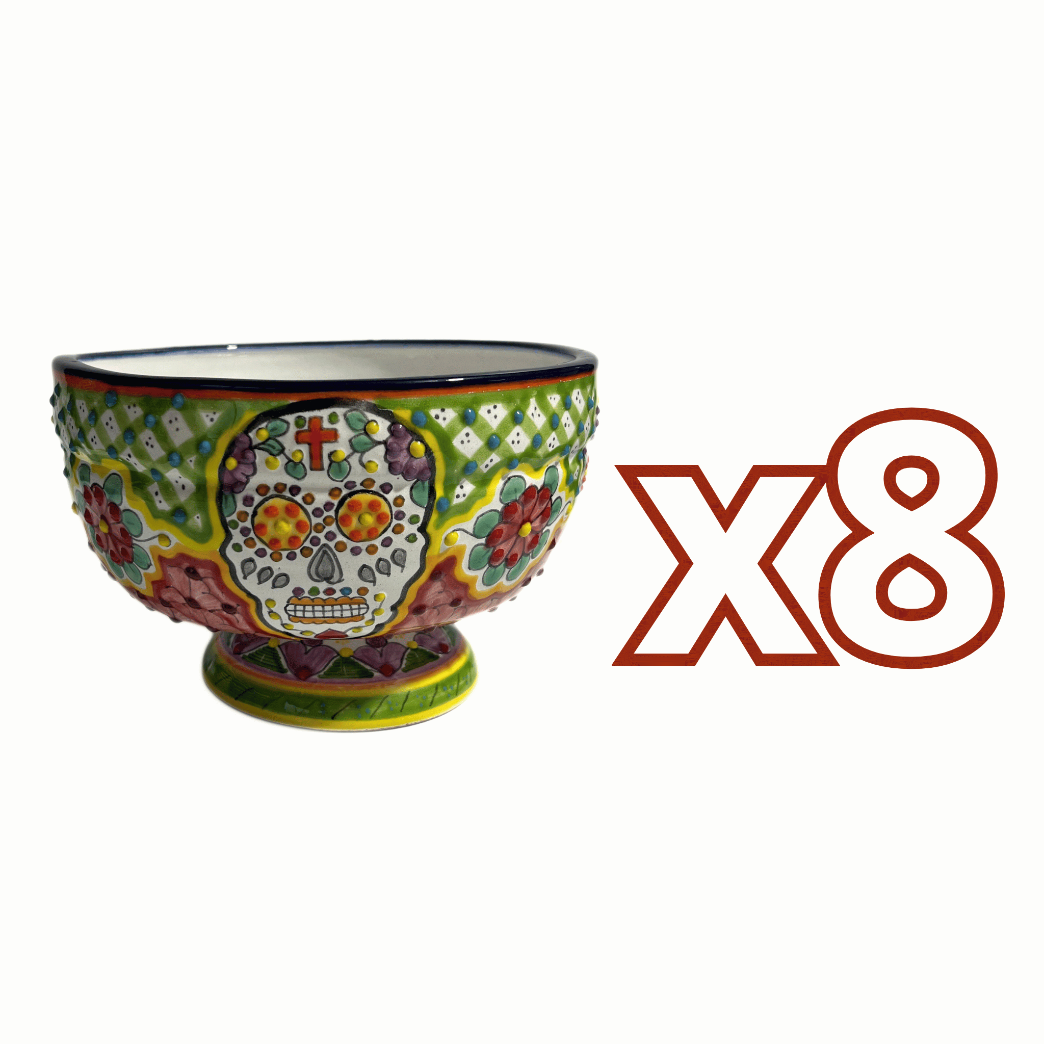 BASE FLORAL MULTICOLOR CALAVERA
