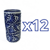 VASOS PARA JARRA FONDO TRADICIONAL MIK AZUL COBALTO