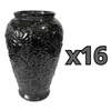 FLORERO JARRON ALTO MIK SUPER BLACK