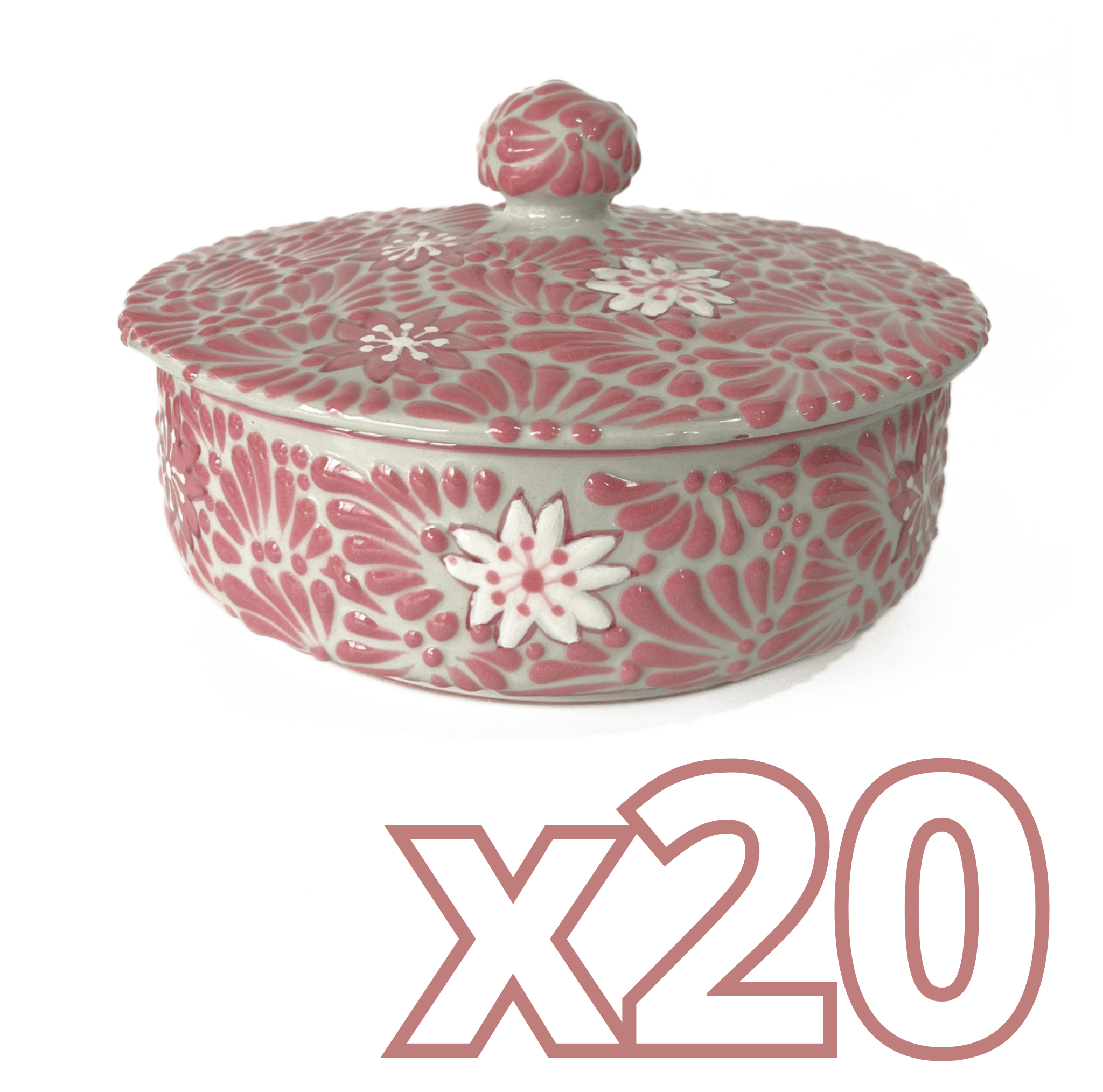 TORTILLERO FONDO TRADICIONAL MIK ROSA FLORES DE CEREZO