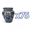 CANTARITO PERSONALIZADO FONDO TRADICIONAL CENEFA AZUL COBALTO NOMBRE