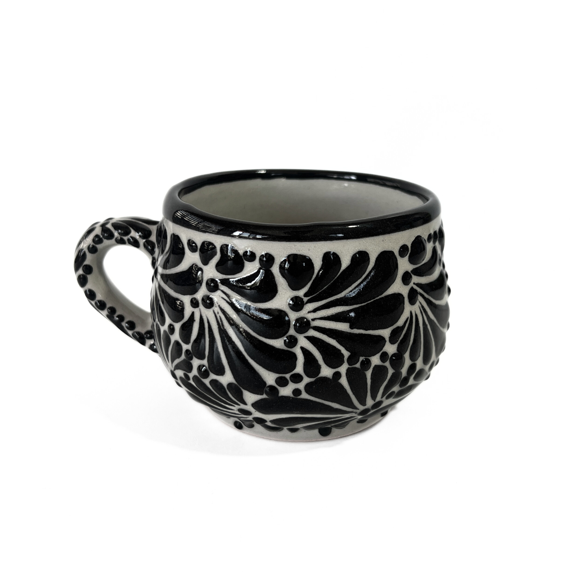 TAZA CHOCOLATERA MEDIANA FONDO TRADICIONAL MIK NEGRO