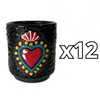 TAZA RECTA ESTANDAR MIK SUPER BLACK SAGRADO CORAZON