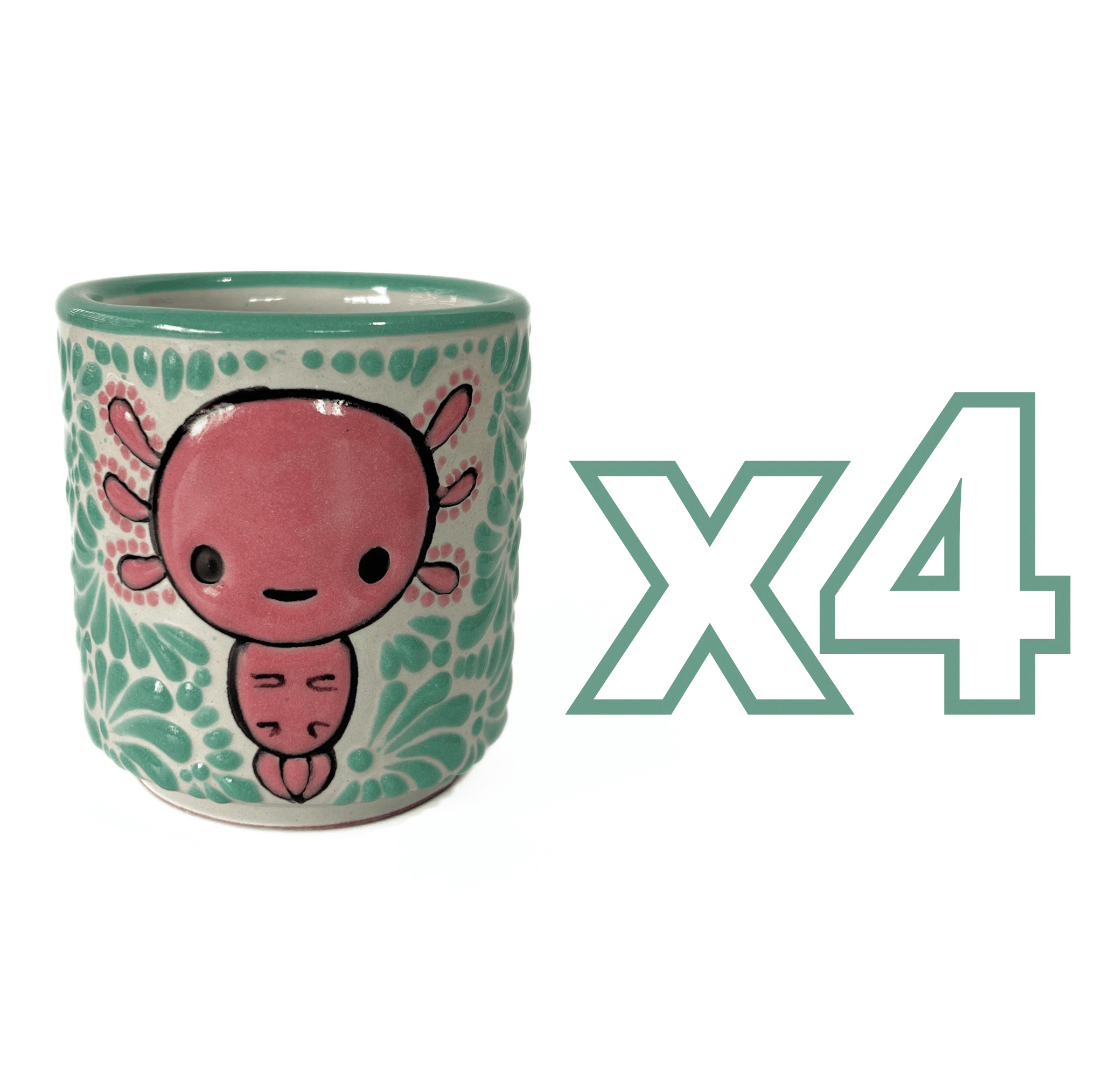 TAZA RECTA ESTANDAR FONDO TRADICIONAL MIK MENTA AJOLOTE