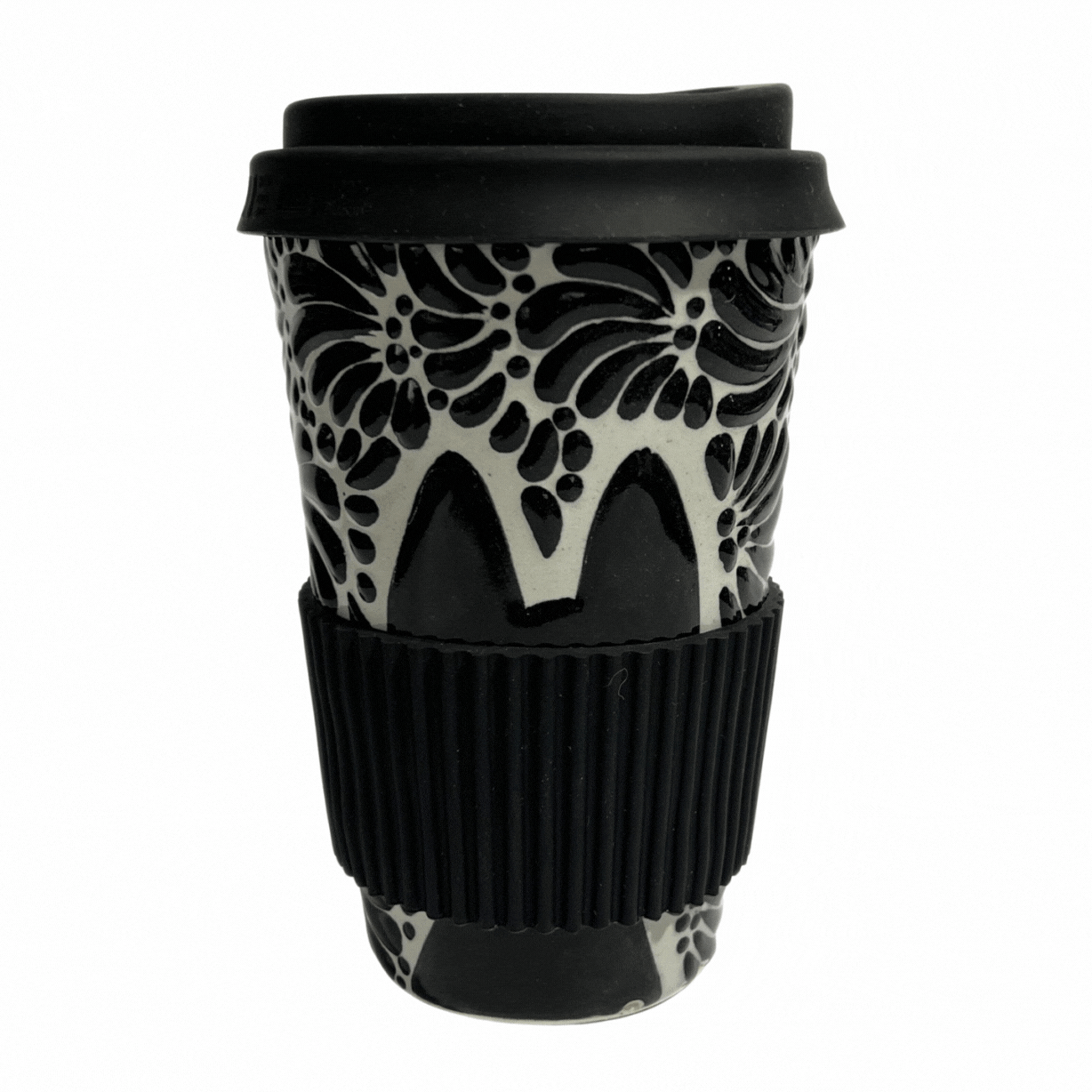 TERMO 15 CM SIN ASA FONDO TRADICIONAL MIK NEGRO GATO NEGRO