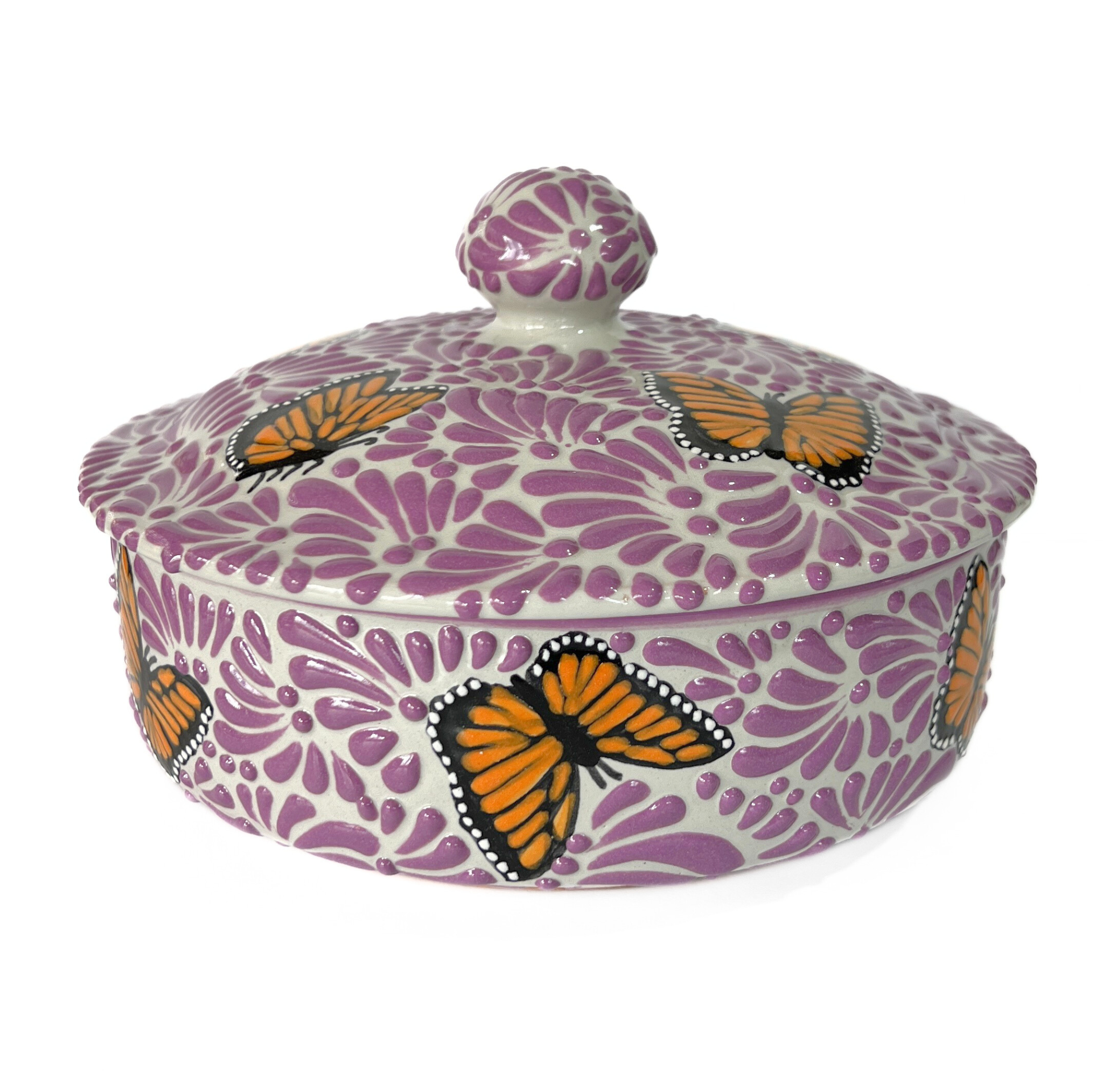 TORTILLERO FONDO TRADICIONAL MIK MORADO MARIPOSAS