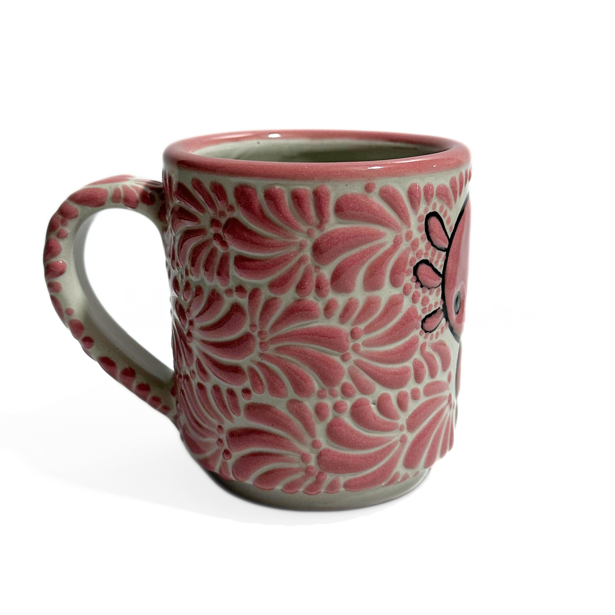 TAZA RECTA ESTANDAR FONDO TRADICIONAL MIK ROSA AJOLOTE