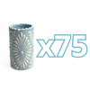 TEQUILERO NO PERSONALIZADO FONDO BABY BLUE ABANICO COMPLETO BLANCO