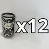 TEQUILERO PERSONALIZADO FONDO BLANCO MIK NEGRO INICIAL + INICIAL