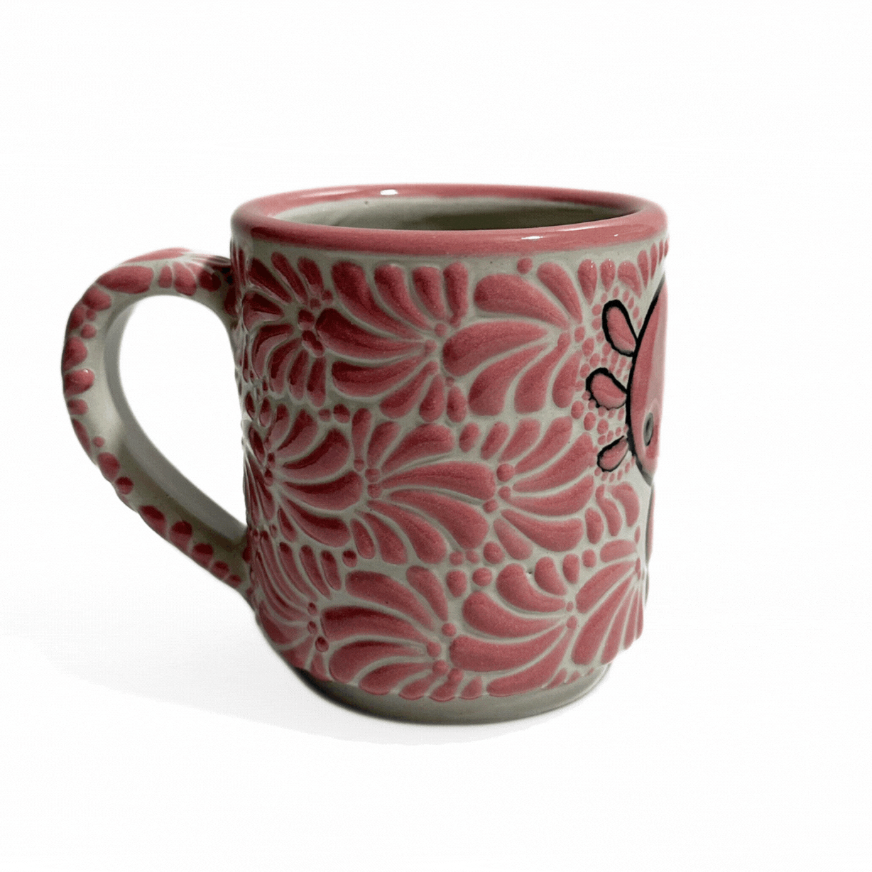 TAZA RECTA ESTANDAR FONDO TRADICIONAL MIK ROSA AJOLOTE