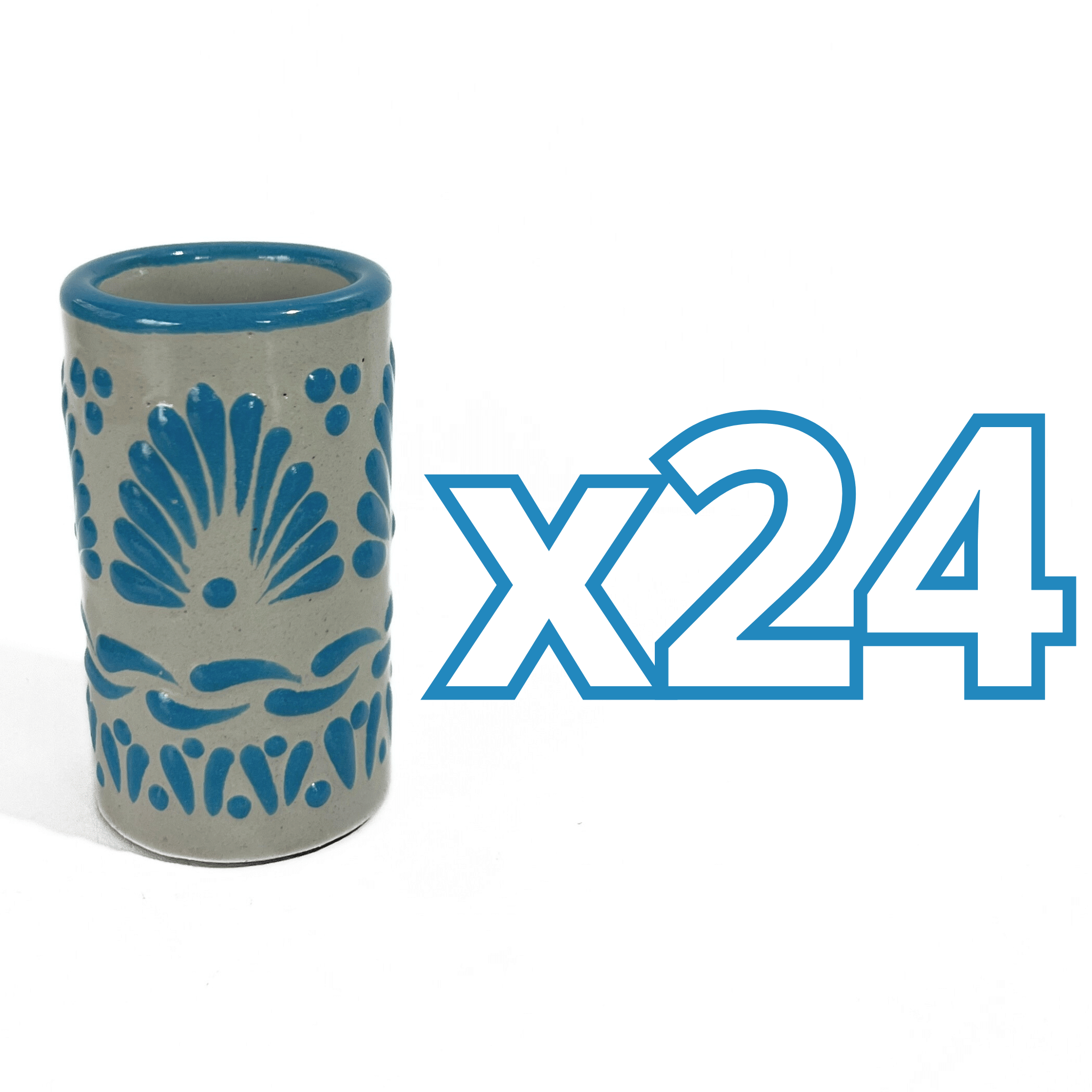 TEQUILERO NO PERSONALIZADO FONDO BABY BLUE CENEFA ABANICO AZUL TURQUESA