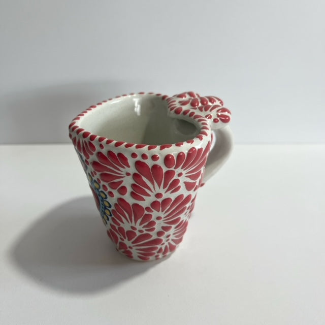 TAZA FORMA DE CORAZÓN SAGRADO CORAZÓN ROJO MIK
