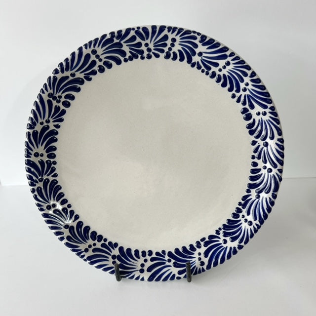 PLATO PLANO FONDO TRADICIONAL MIK CENEFA AZUL COBALTO