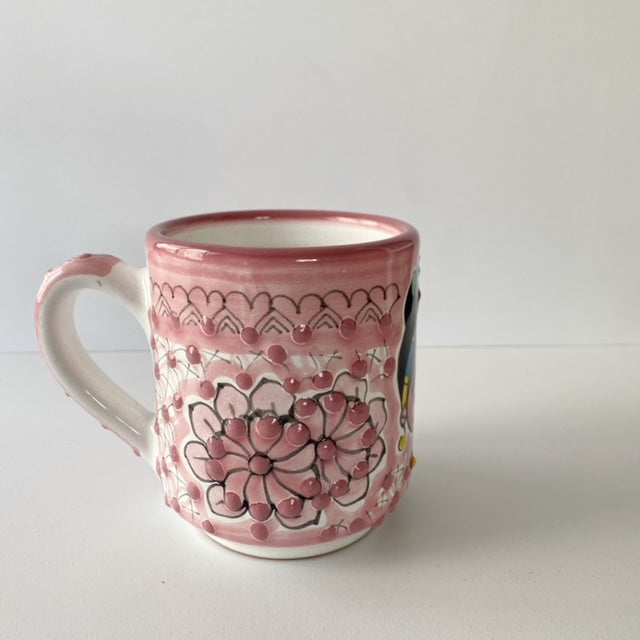 TAZA RECTA ESTANDAR ROSA MEXICANITA FLORES